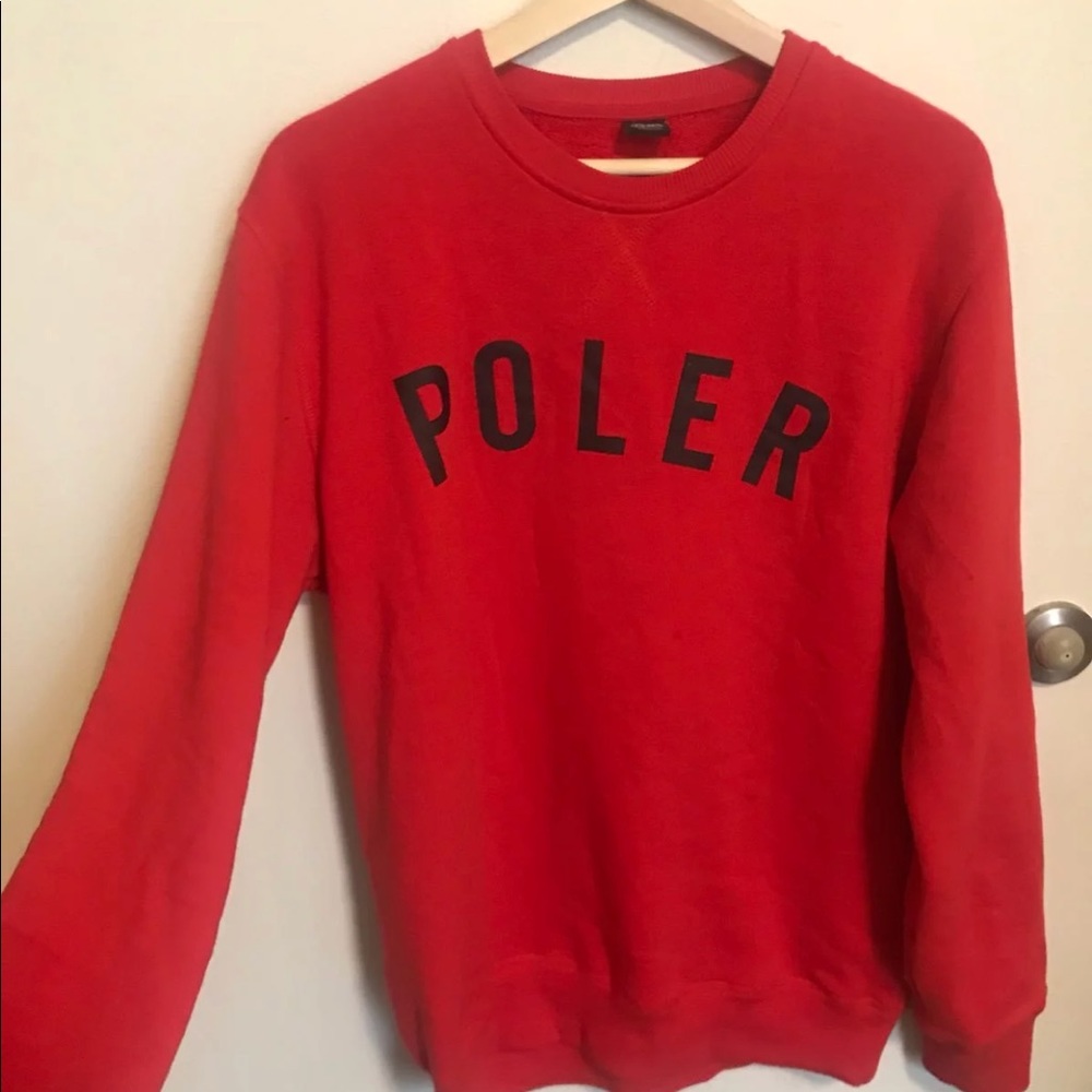❌sold❌Red poler crewneck